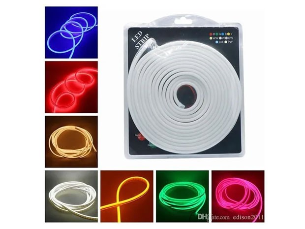 &u+ MANGUERA LUCES NEON LED ULTRA FLEXIBLE 5MTS COLORES